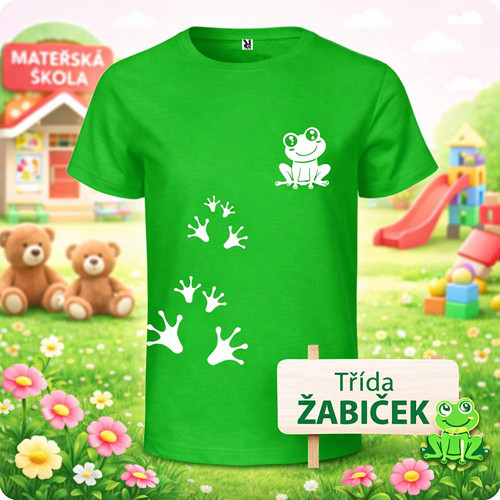 Tričko školkové - ŽABIČKY