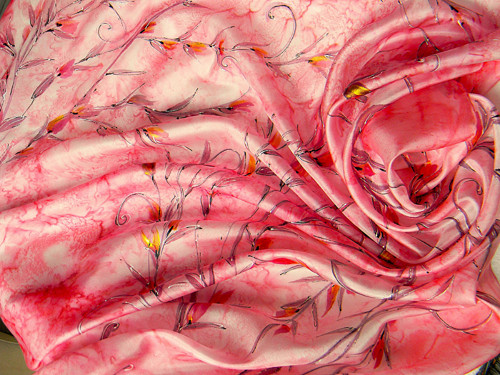 Marina /hedvábný šátek 90 x 90cm/