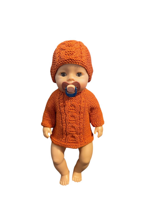 Set pro Baby Born 43 cm - škoricový