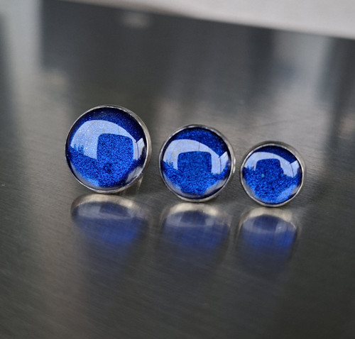 Královsky modré pecky 12 mm