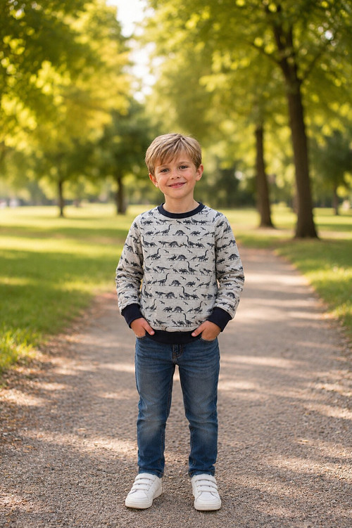 Mini dinosauři - mikina vel. 122/128