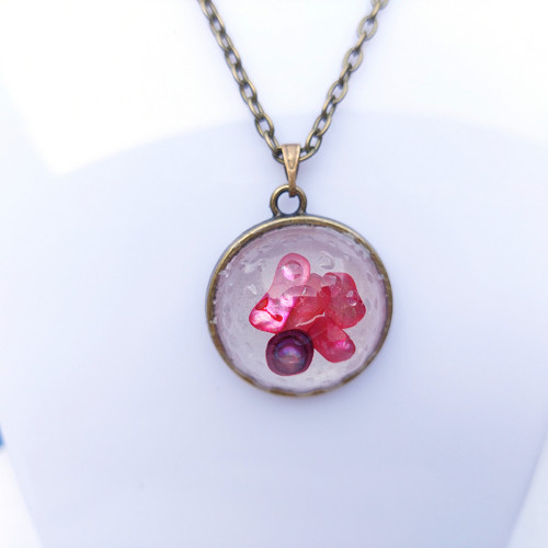 Pink paua jewel /25218/
