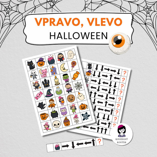 Halloweenské šifrování, vpravo, vlevo | orientace
