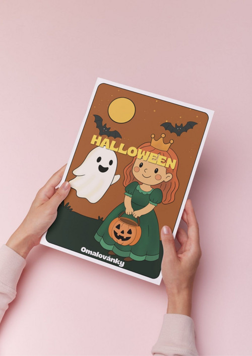 Halloweenské omalovánky pro děti