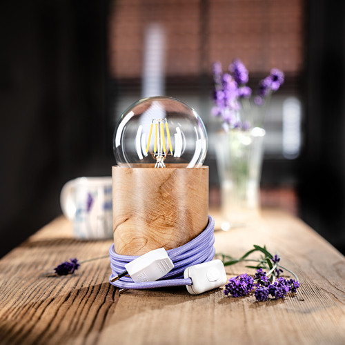 Lila - letní lampa ze starého jasanu