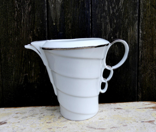 Art Deco porcelánová mléčenka, porcelán Loket
