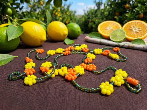 Miss Citrus - dámský náhrdelník — foto 1