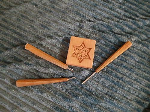 Hvězdička-dřevěná forma 7x7cm — foto 1