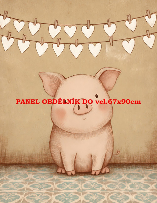 Bavlněný panel 7x10 cm — foto 1
