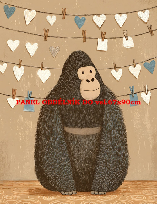 Bavlněný panel 7x10 cm — foto 1