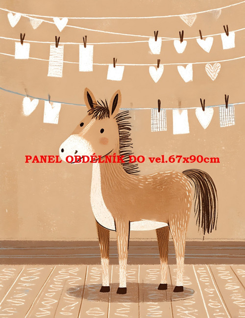 Bavlněný panel 7x10 cm — foto 1