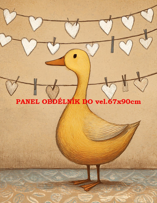 Bavlněný panel 7x10 cm — foto 1