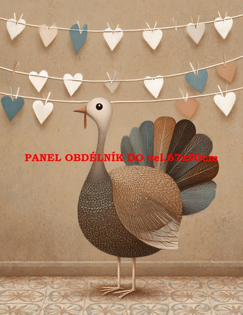 Bavlněný panel 7x10 cm — foto 1