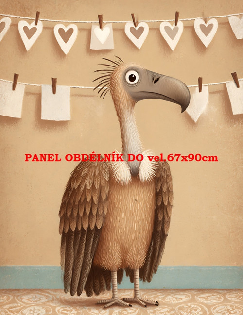 Bavlněný panel 7x10 cm — foto 1