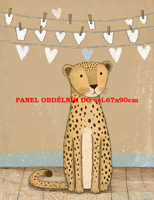 Bavlněný panel 7x10 cm — foto 1