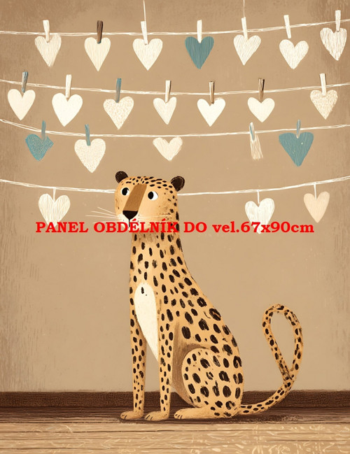 Bavlněný panel 7x10 cm — foto 1