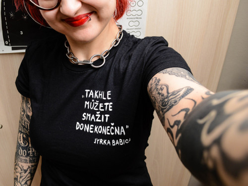Tričko - smažíme s Jyrkou