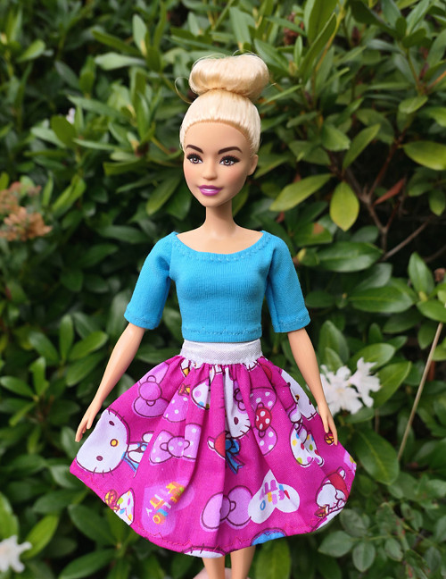 Tričko + sukně pro Barbie — foto 1