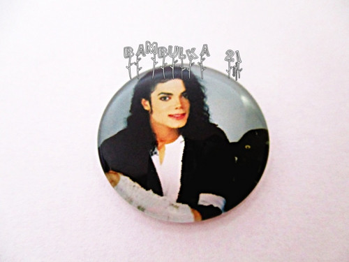 Skleněný kabošon 25mm - Michael Jackson — foto 1