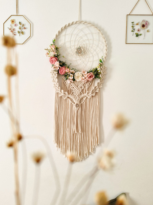 Boholapač - macrame/drhaný - Kouzlo uzlů