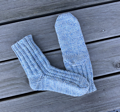 Vlněné pletené ponožky
