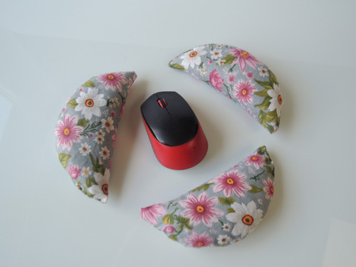 PC-myši polštářek s pohank.slupk,ovsem a mateřídou