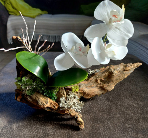 Dekorace s orchidejí — foto 1
