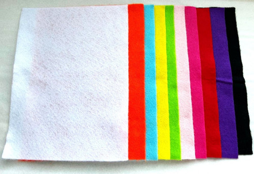 Sada filců / plstí 22x30 cm (10ks) - mix