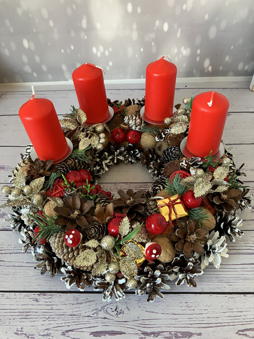 Adventní věnec - Kouzlo Vánoc — foto 1