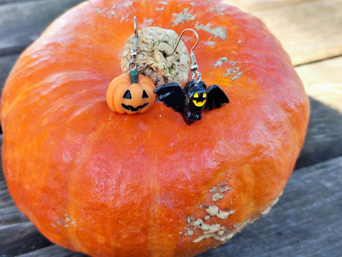 Helloweenské náušnice