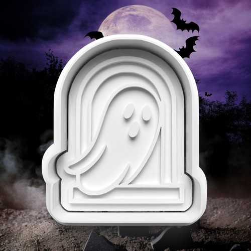 Vykrajovátko Halloween - hřbitovní duch