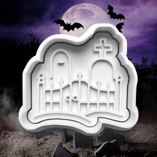 Vykrajovátko Halloween - hřbitov — foto 1