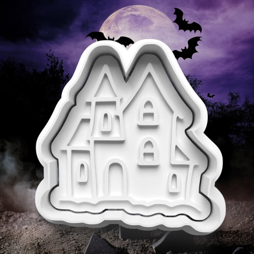 Vykrajovátko Halloween - strašidelný dům