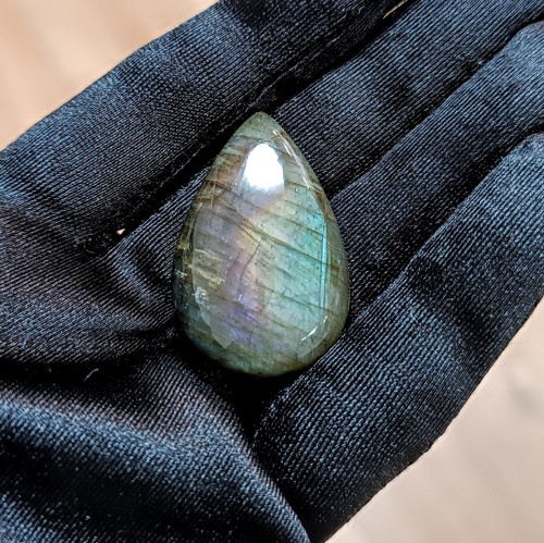 Labradorit, ID M5294, 36x24 mm - výprodej