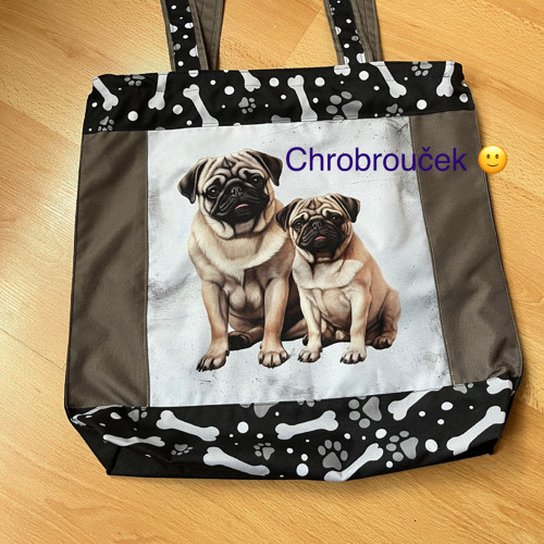 Nákupní taška - mopsíci
