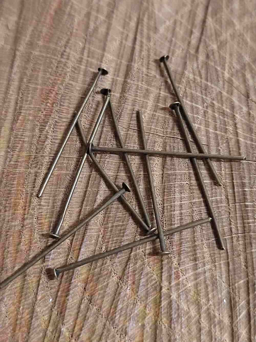 Ketlovací nýt 30 mm 25 ks barva staromosaz