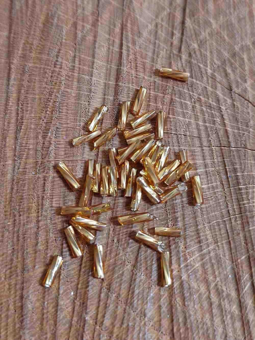 Rokajl kroucené tyčky 6 mm barva zlatá
