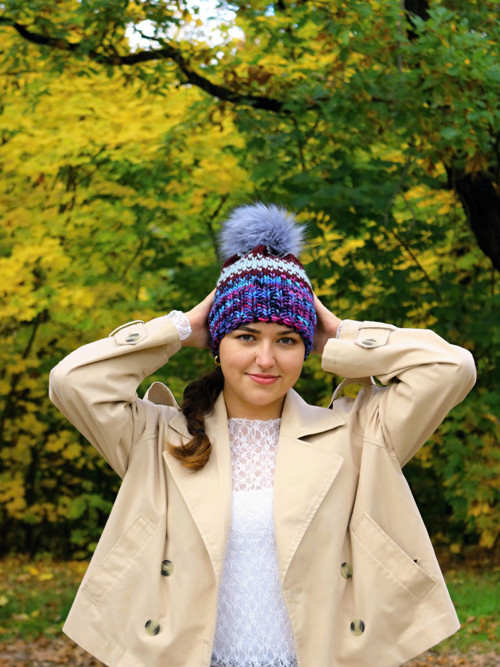 Čapule chunky merino/alpaka "V Arktidě"