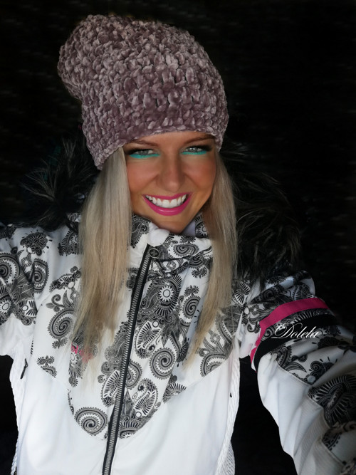Sametová háčkovaná houmeleska /SKLADEM — foto 1