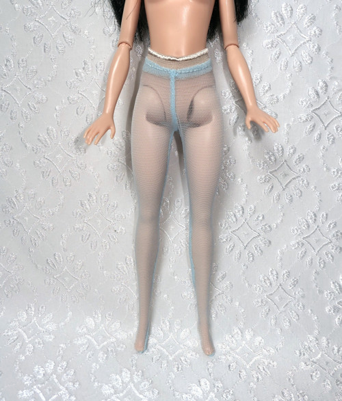 Punčocháče pro Barbie - sv. modré — foto 1
