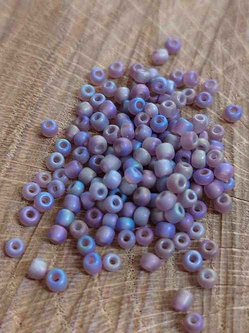 Rokajl 8/0 - 3 mm frosted AB