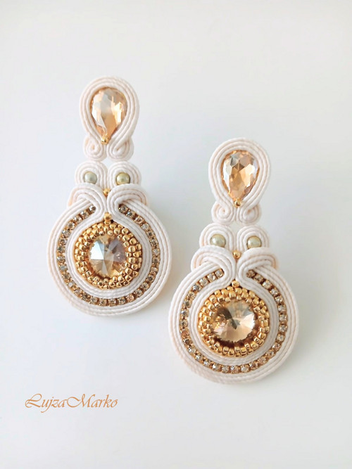 Jelena soutache / sutaš náušnice