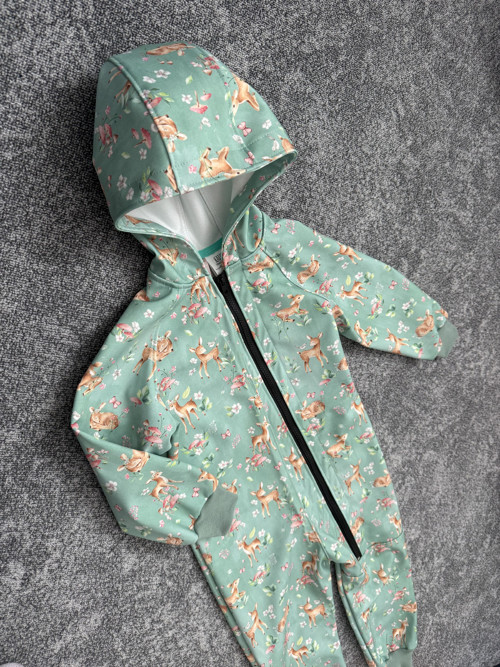 Softshellová kombinéza / SRNKY MINT