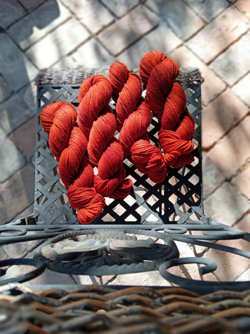 9. Ručně barvená příze, 100% merino vlna