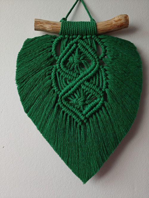 Macramé velký list