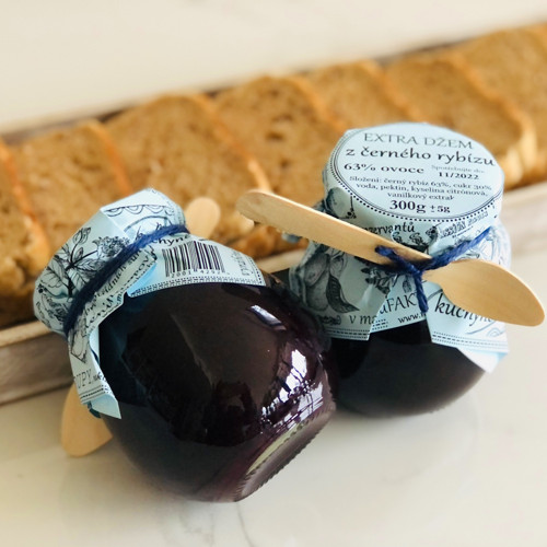 EXTRA džem z černého rybízu 300g