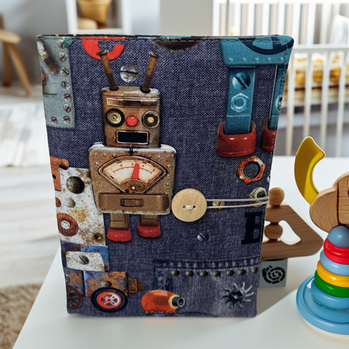 Obal na očkovací průkaz robot