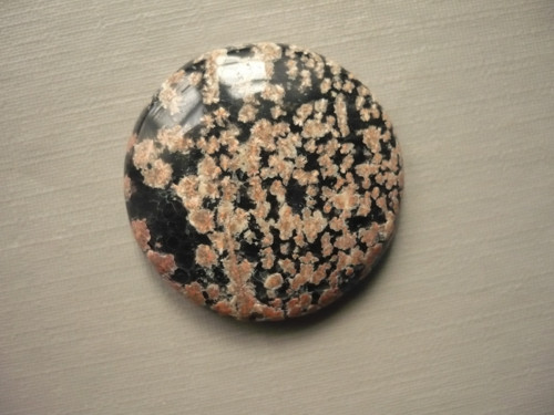 Kabošon jaspisu leopard 26 mm, č.4Cf — foto 1
