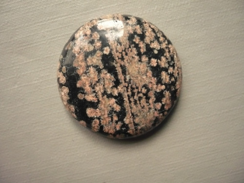 Kabošon jaspisu leopard 26 mm, č.6Cf