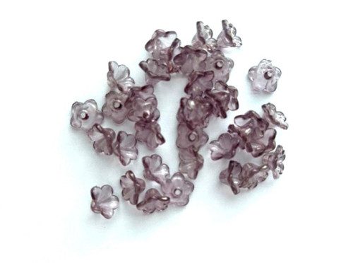 Plastový zvoneček 12 mm (40ks) - šedá